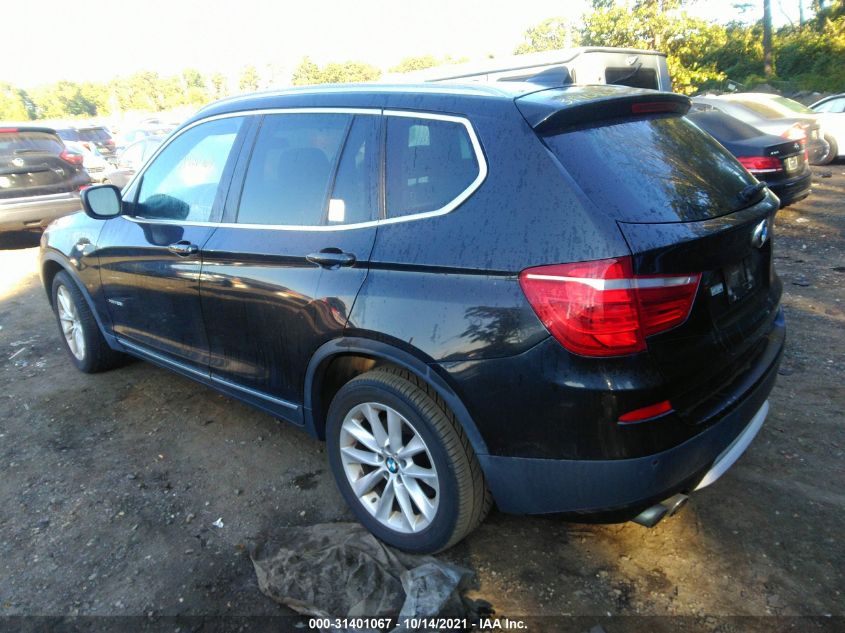 2013 BMW X3 XDRIVE28I 5UXWX9C52D0A30285