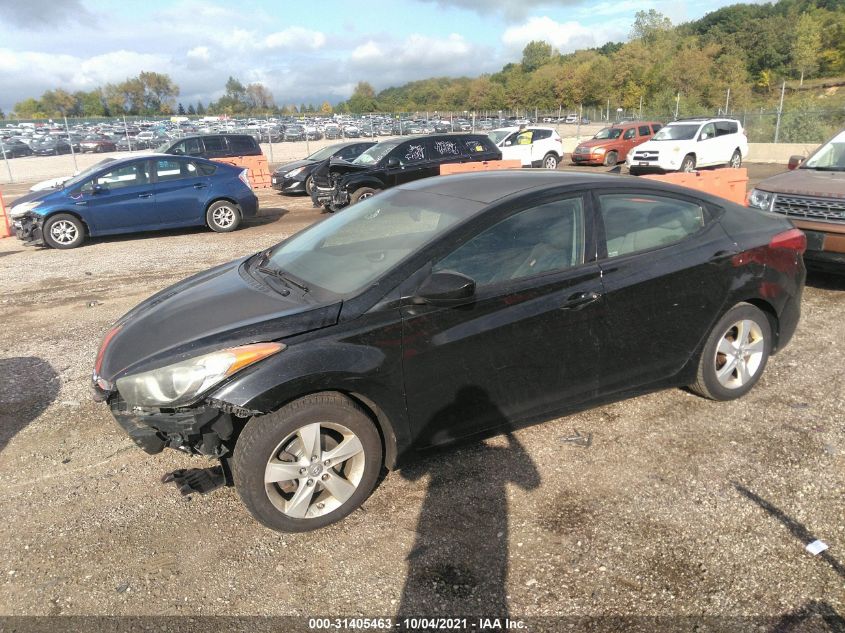 2013 HYUNDAI ELANTRA GLS 5NPDH4AE8DH341909