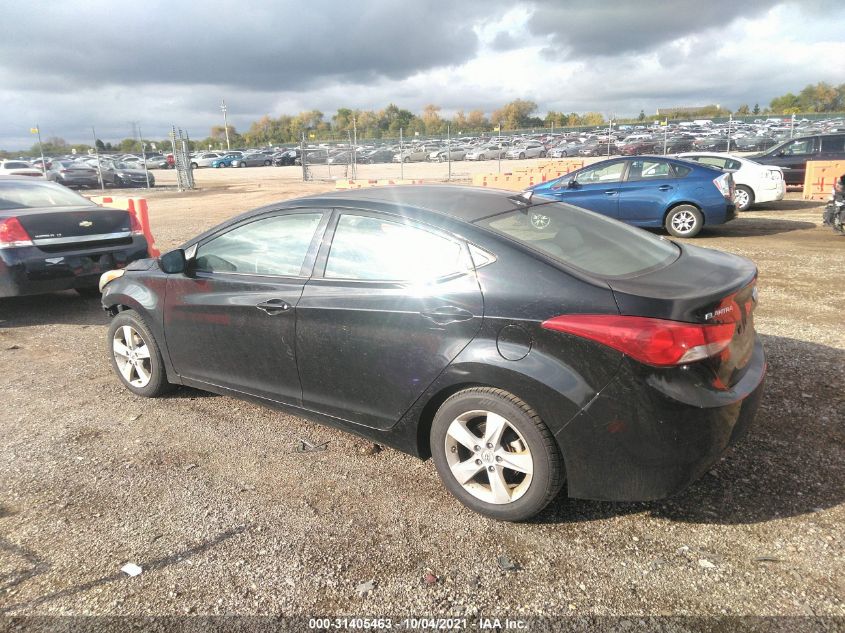 2013 HYUNDAI ELANTRA GLS 5NPDH4AE8DH341909
