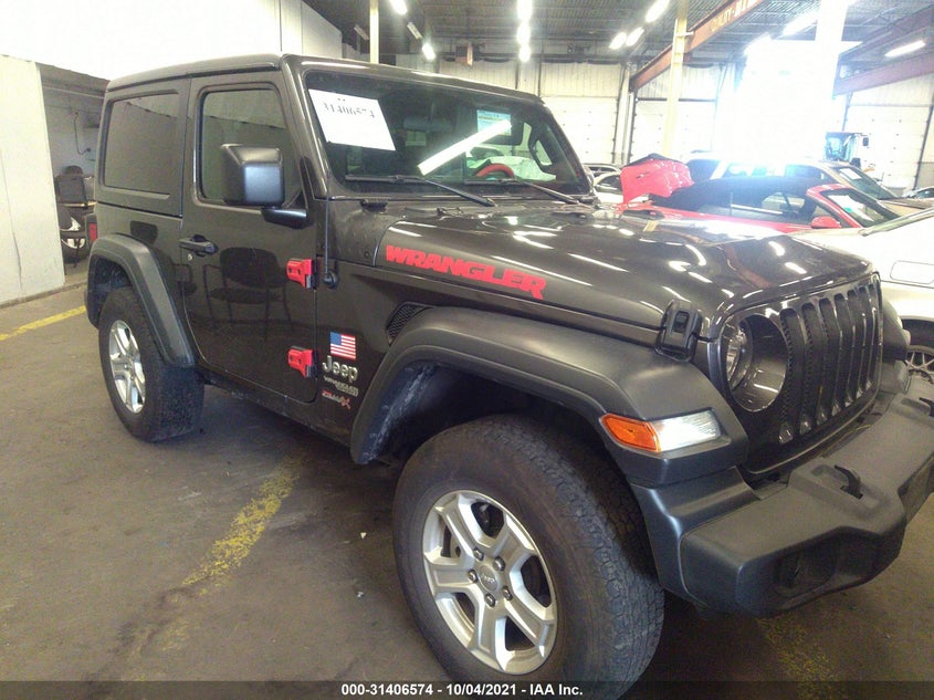 VIN: 1C4GJXAN7LW216461 | JEEP WRANGLER 2020 SPORT S Gray 2.0L I4 FI ...