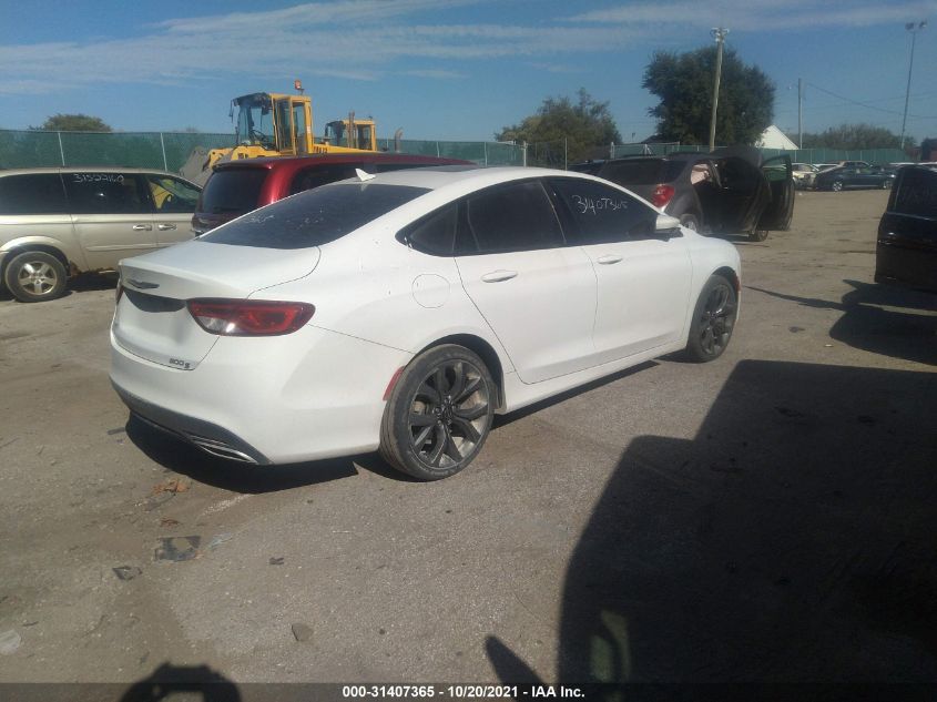 2015 CHRYSLER 200 S 1C3CCCBG8FN645804