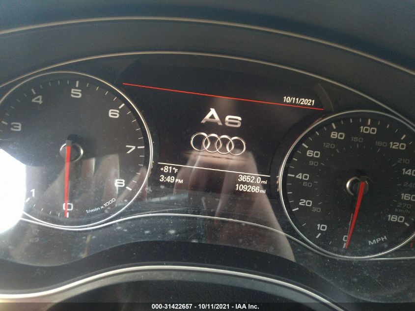 2014 AUDI A6 2.0T PREMIUM PLUS WAUGFAFC6EN096440