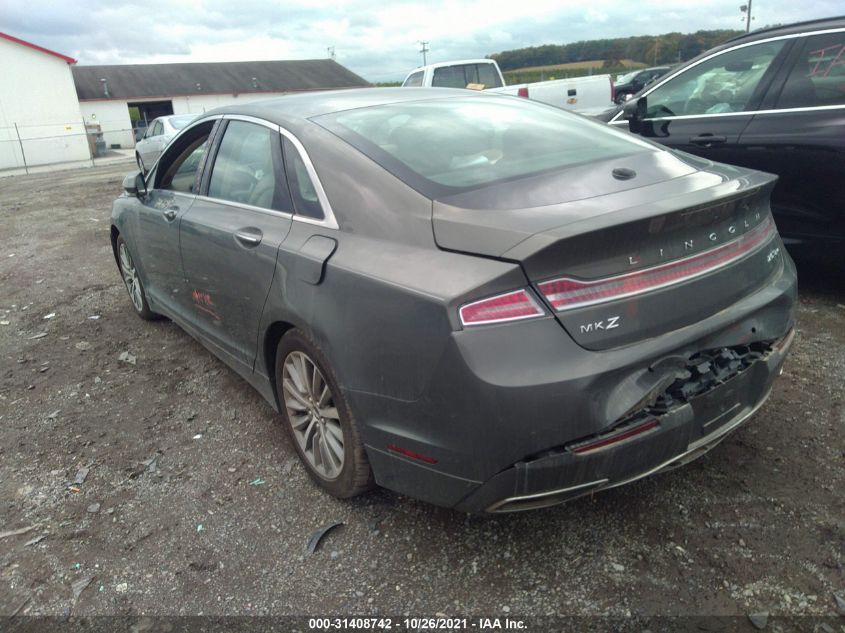 2017 LINCOLN MKZ SELECT 3LN6L5D93HR614524