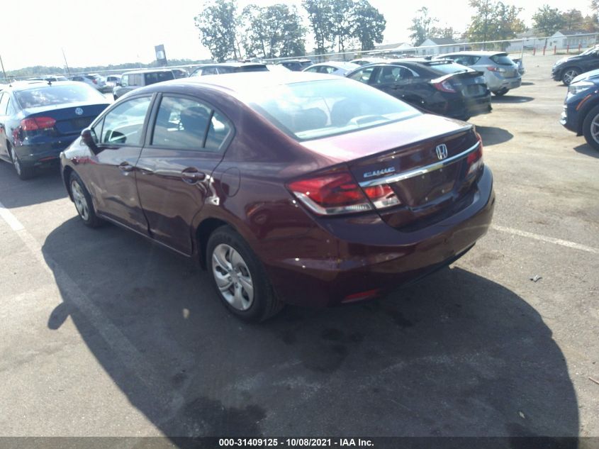2015 HONDA CIVIC SEDAN LX 19XFB2F53FE207260