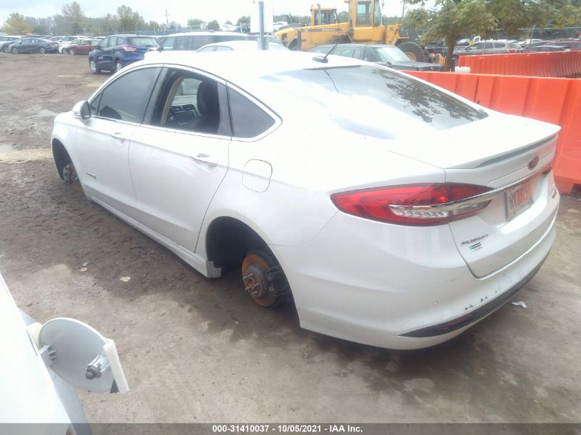 2018 FORD FUSION HYBRID TITANIUM/PLATINUM 3FA6P0RUXJR206395