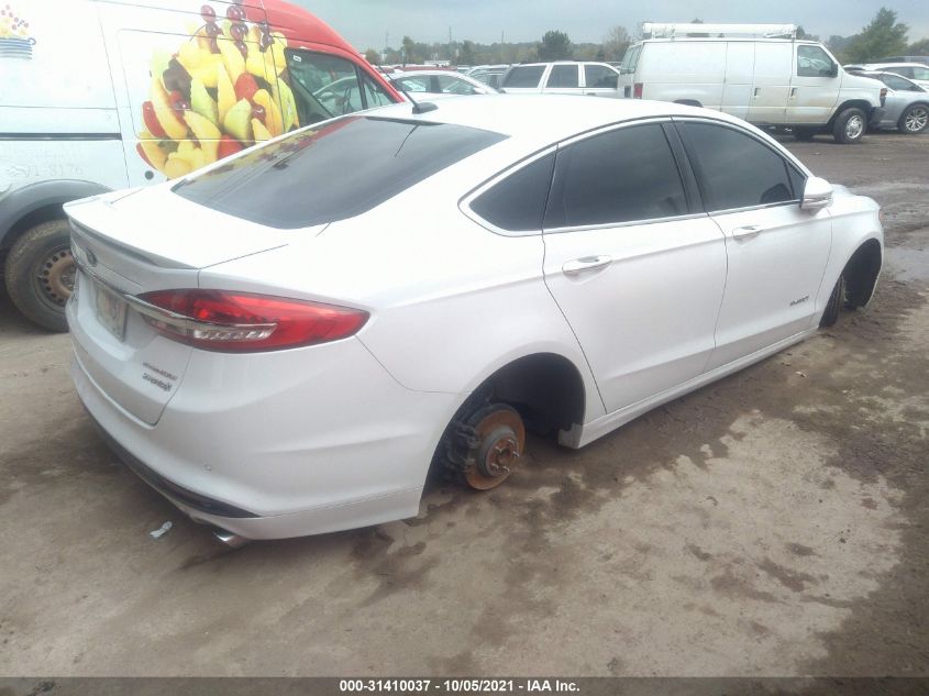 2018 FORD FUSION HYBRID TITANIUM/PLATINUM 3FA6P0RUXJR206395