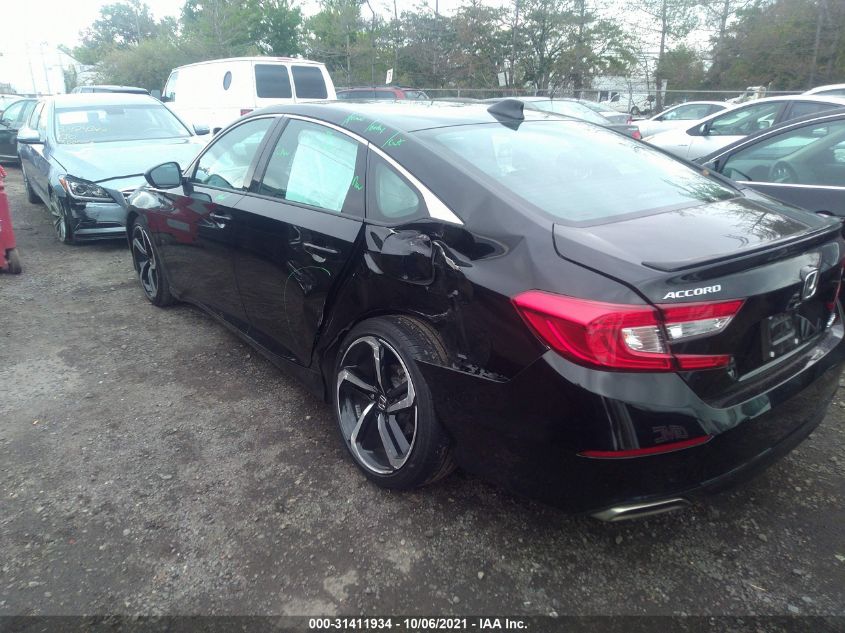 2020 HONDA ACCORD SEDAN SPORT 1HGCV1F32LA149595