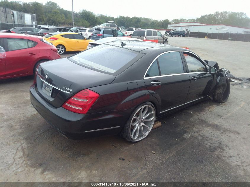 2013 MERCEDES-BENZ S-CLASS S 550 WDDNG9EB4DA536133