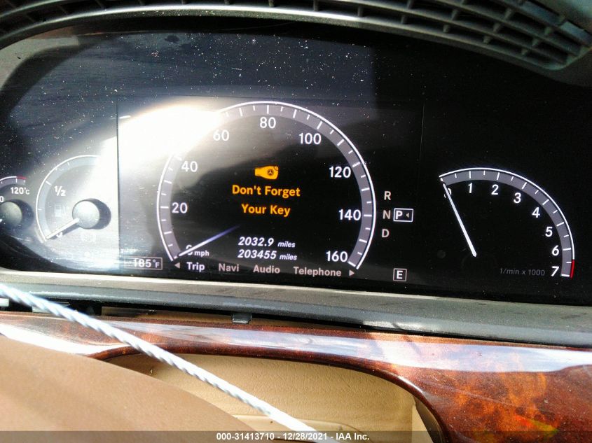 2013 MERCEDES-BENZ S-CLASS S 550 WDDNG9EB4DA536133