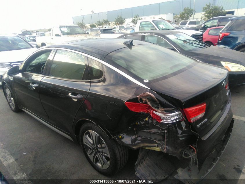 2017 KIA OPTIMA HYBRID EX KNAGU4LC8H5006737