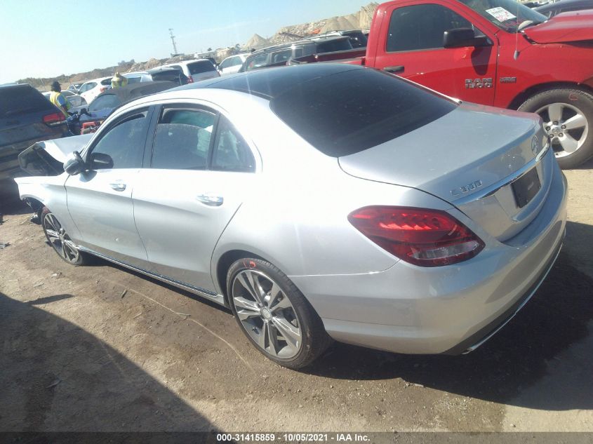 2016 MERCEDES-BENZ C-CLASS C 300 55SWF4JB2GU178891