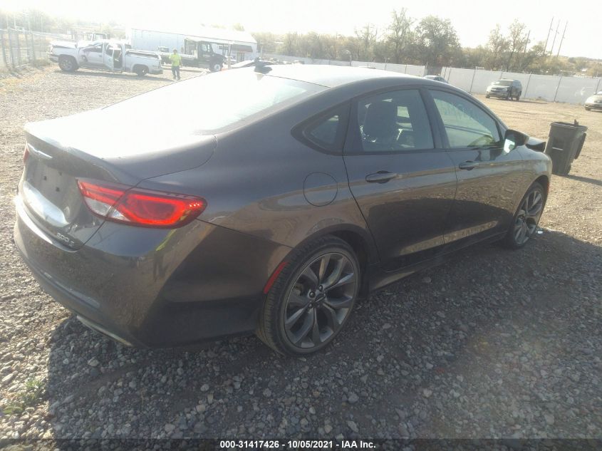 2015 CHRYSLER 200 S 1C3CCCDG6FN589617
