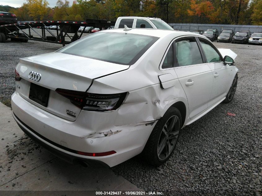 2018 AUDI A4 PREMIUM PLUS WAUENAF4XJA133980