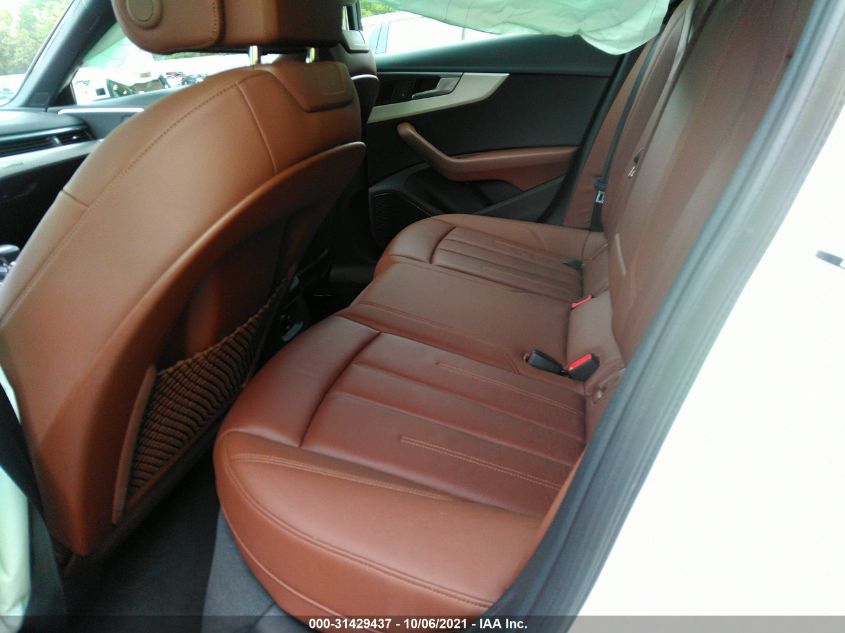 2018 AUDI A4 PREMIUM PLUS WAUENAF4XJA133980