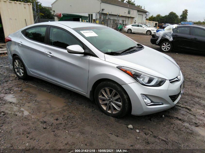 2015 HYUNDAI ELANTRA SE 5NPDH4AE4FH612385