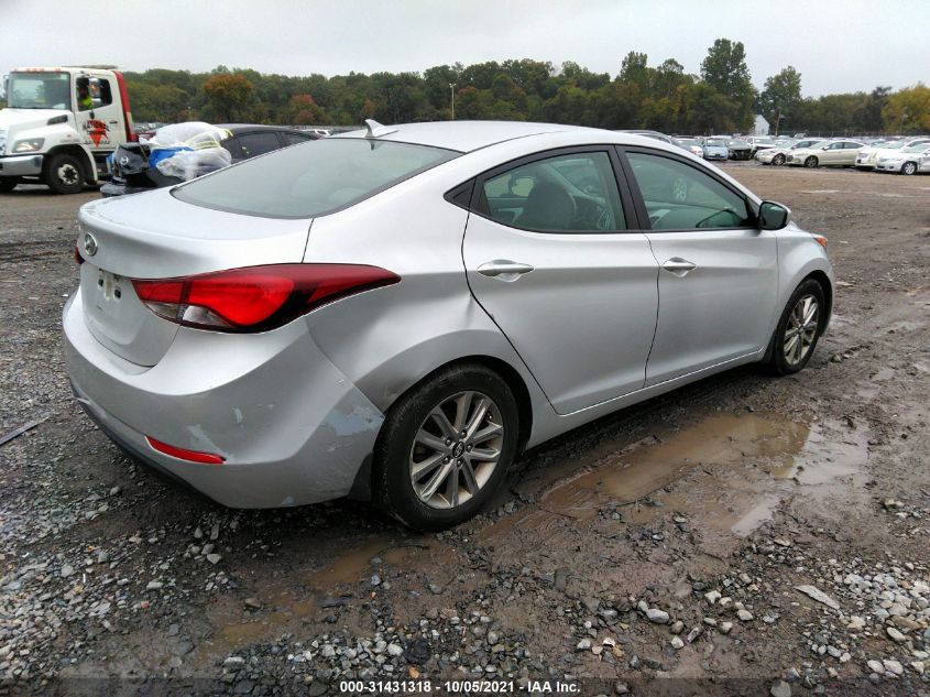 2015 HYUNDAI ELANTRA SE 5NPDH4AE4FH612385