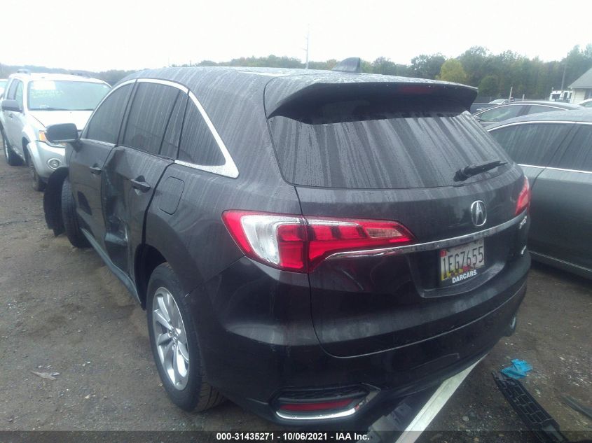 2016 ACURA RDX ACURAWATCH PLUS PKG 5J8TB4H38GL024490