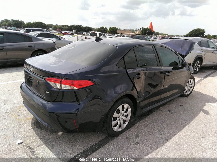 2020 TOYOTA COROLLA VIN: 5YFEPRAEXLP027524
