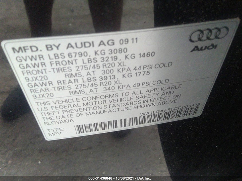 Audi Q7 2012