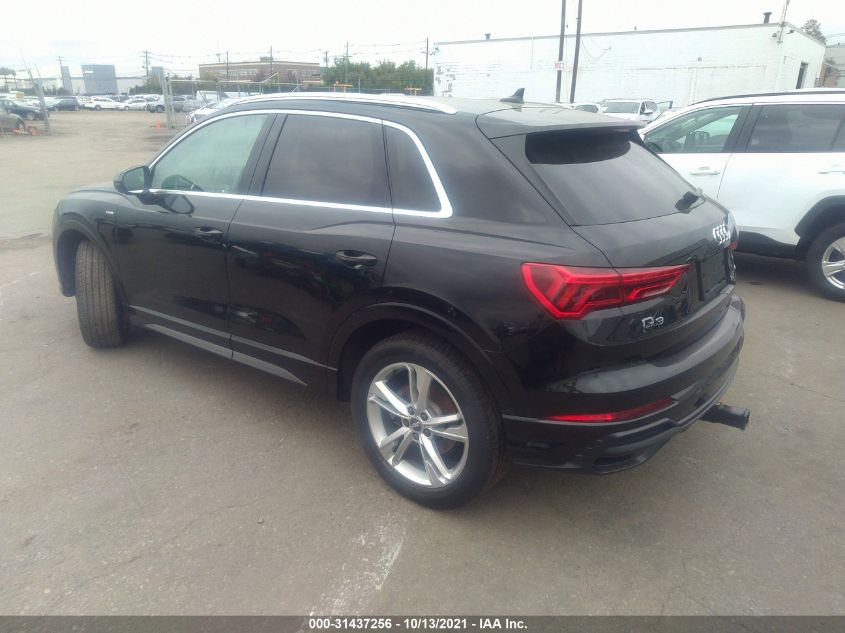 2020 AUDI Q3 S LINE PREMIUM PLUS WA1EECF32L1063538