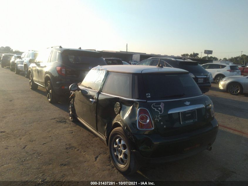 2013 MINI COOPER HARDTOP WMWSU3C55DT372814