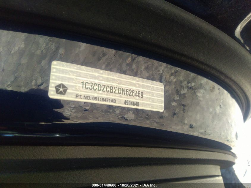 2013 DODGE AVENGER SXT 1C3CDZCB2DN626469