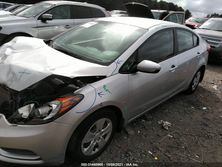 2015 KIA FORTE LX KNAFK4A60F5298850