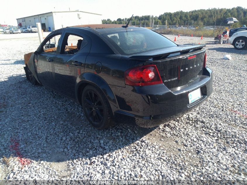 2014 DODGE AVENGER SXT 1C3CDZCB3EN226583