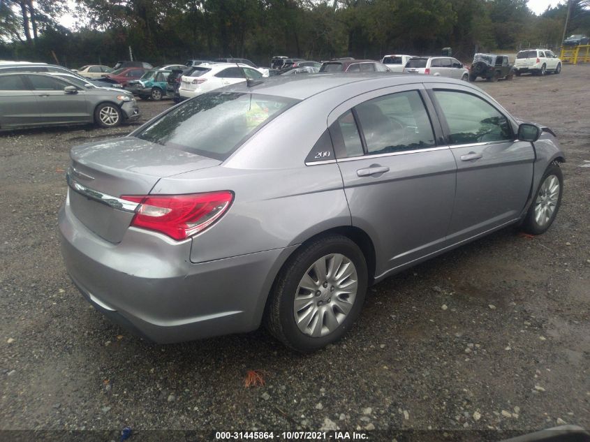 2014 CHRYSLER 200 LX 1C3CCBAB2EN211621