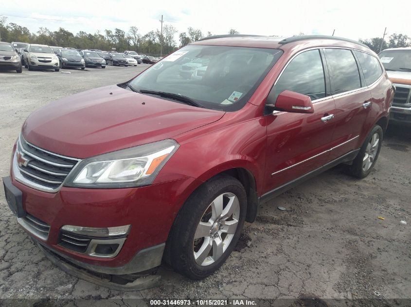 2014 CHEVROLET TRAVERSE LTZ 1GNKRJKD4EJ186851
