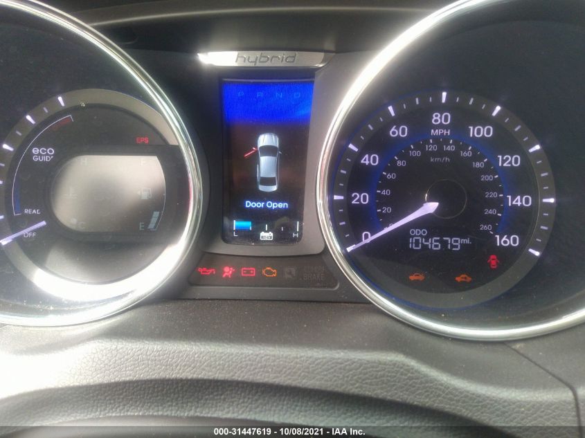 2015 HYUNDAI SONATA HYBRID KMHEC4A46FA139750