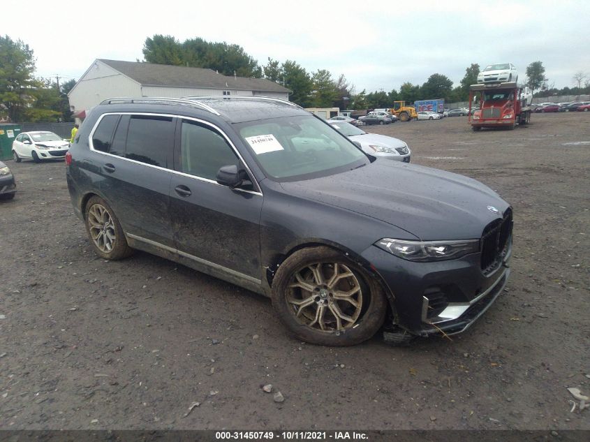 2021 BMW X7 XDRIVE40I 5UXCW2C06M9G03573