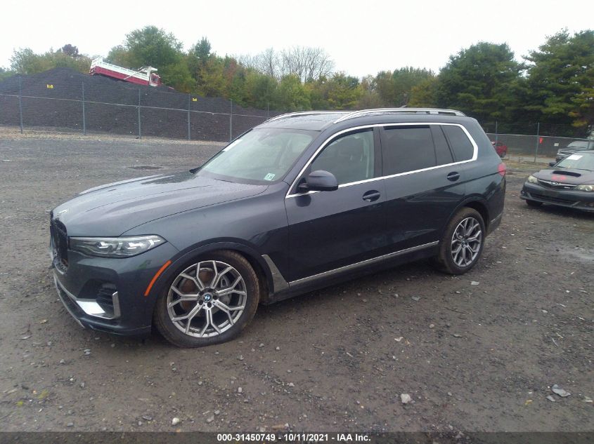 2021 BMW X7 XDRIVE40I 5UXCW2C06M9G03573