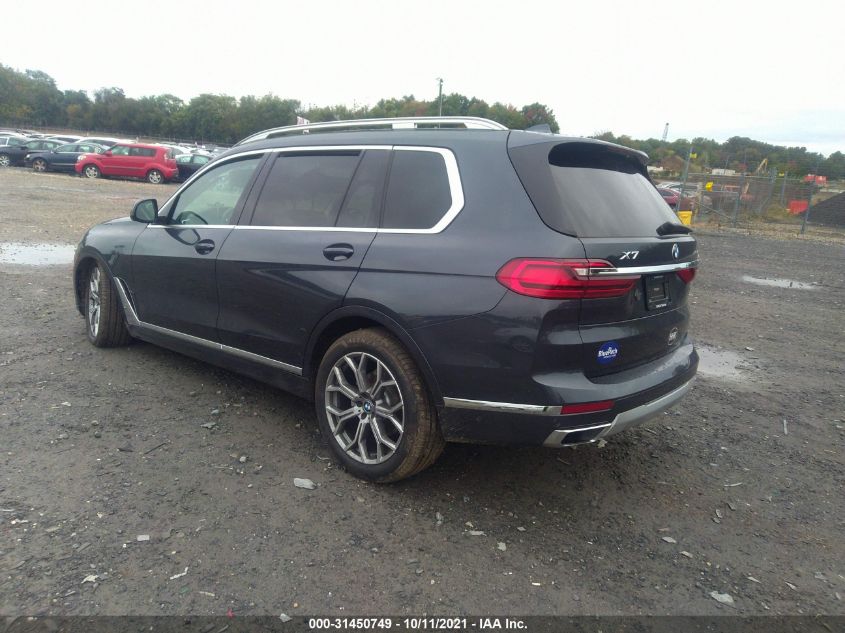 2021 BMW X7 XDRIVE40I 5UXCW2C06M9G03573