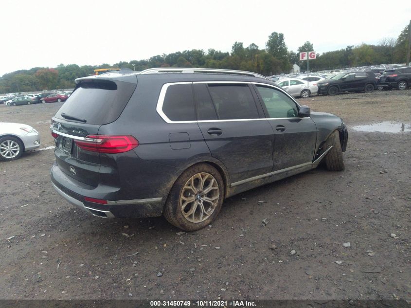 2021 BMW X7 XDRIVE40I 5UXCW2C06M9G03573