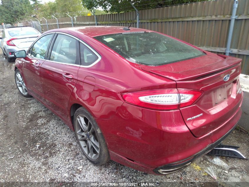2014 FORD FUSION TITANIUM 3FA6P0K91ER191278