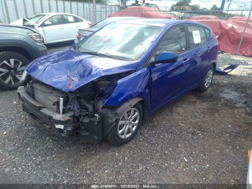 2014 HYUNDAI ACCENT GS KMHCT5AE2EU147413