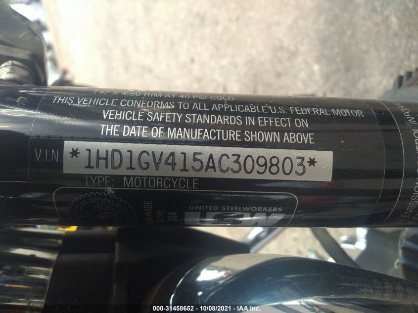 2010 HARLEY-DAVIDSON FXDC 1HD1GV415AC309803
