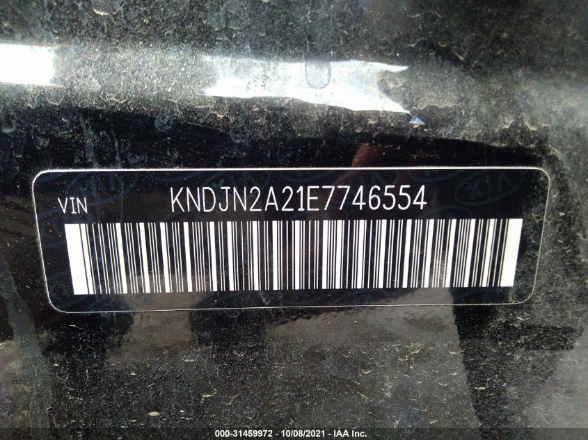 2014 KIA SOUL BASE KNDJN2A21E7746554