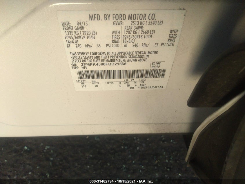 Ford Edge 2015