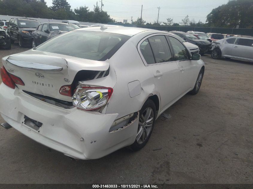 2013 INFINITI G37 SEDAN X JN1CV6AR2DM763489