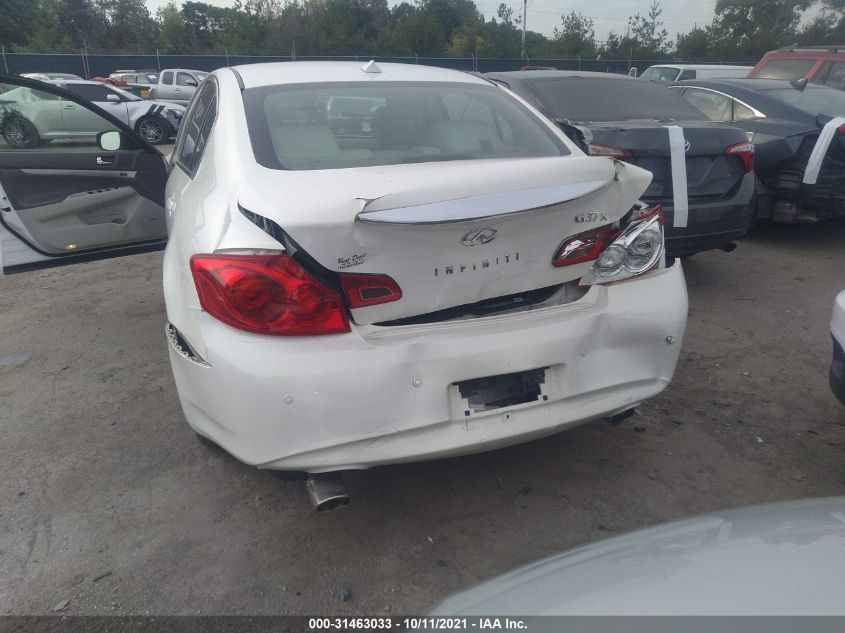 2013 INFINITI G37 SEDAN X JN1CV6AR2DM763489