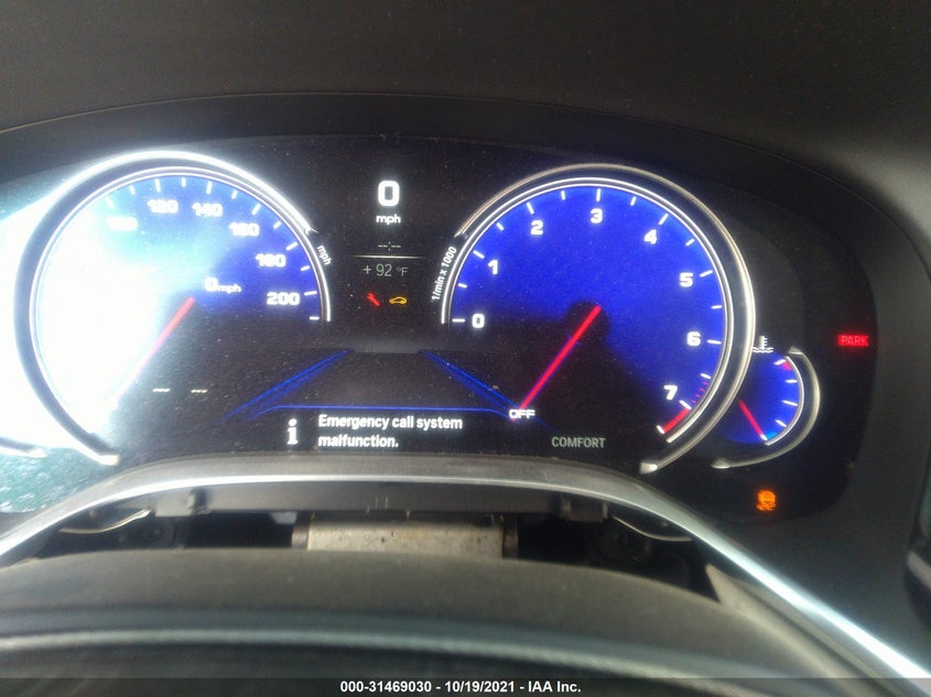 Auction sale of the 2019 BMW 7 SERIES , vin: WBA7E2C51KB218374, lot number: 31469030