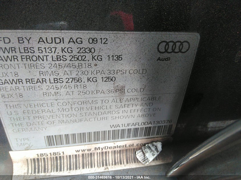 Audi Allroad 2013