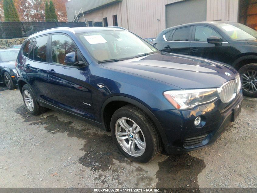 2017 BMW X3 XDRIVE28I 5UXWX9C59H0T12068