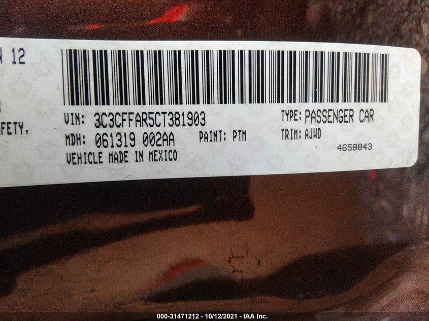 Fiat 500 2012