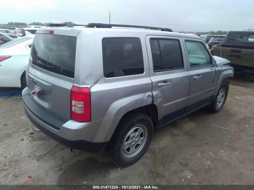 2016 JEEP PATRIOT SPORT 1C4NJPBA4GD687746