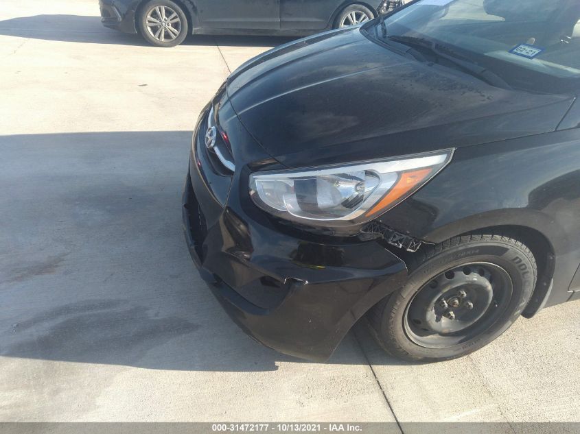 2015 HYUNDAI ACCENT GLS KMHCT4AE2FU861764