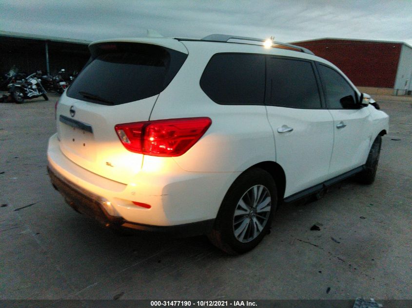 2019 NISSAN PATHFINDER SL 5N1DR2MN3KC619181