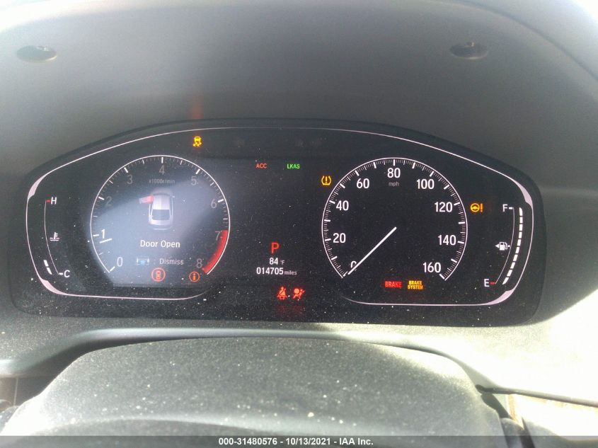 2019 HONDA ACCORD SEDAN EX-L 2.0T 1HGCV2F5XKA020011
